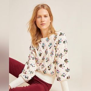 Lara Sequined Sweater | Anthropologie | M | SOLD OUT